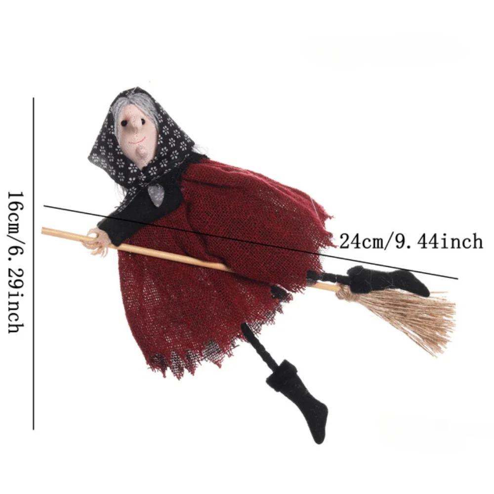 Cute Halloween Hanging Witch Doll Funny Halloween Witch Pendant  Bar Home Decor