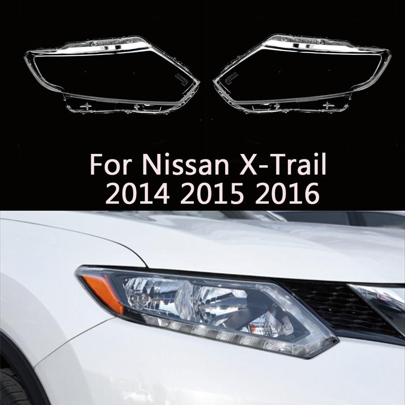 Для Nissan X-Trail 2014 2015 2016 передняя крышка фары автомобиля, линза, корпус, абажур, маска для фары