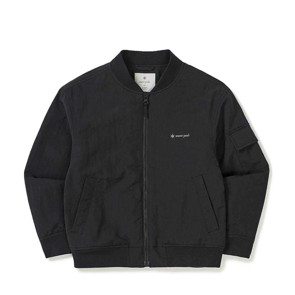 [Snowpeak] Kids Camping Play Bomber Jacket Dark Charcoal (S25SKCWB84)