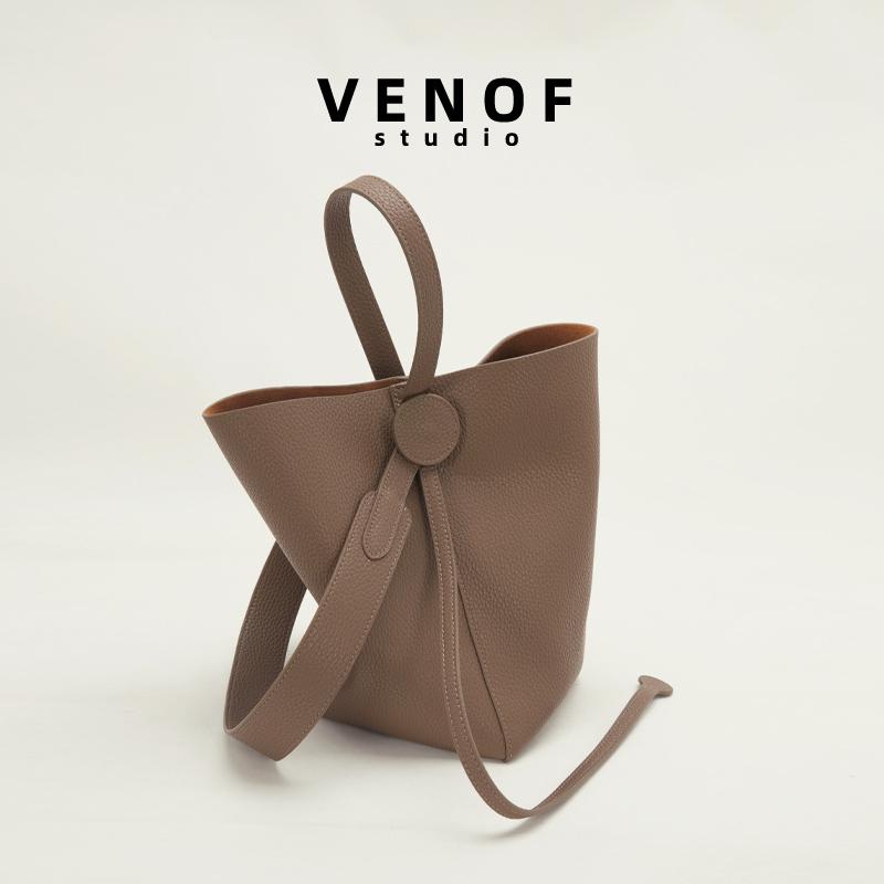 2025 New Women's Fashion All-match Shoulder Bucket Bag Soft Leather Composite Crossbody Bags Luxury Designer Bag For Woman