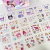 Sanrio 100 шт. Экологичный набор прозрачных мультяшных наклеек - Милые звездочки для детских дневников и подарков