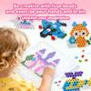 Хит продаж 24/48 цветов термомозаики, полный набор, бусины Perler 2,6 мм для 3D-поделок своими руками, с бумагой для глажки, подарок для детей и подростков