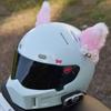 1 Pair Cute Plush Cat Ears Motorcycle Helmet Decoration Helmet Ornaments Headwear Stickers Moto Styling Decoration Accessories