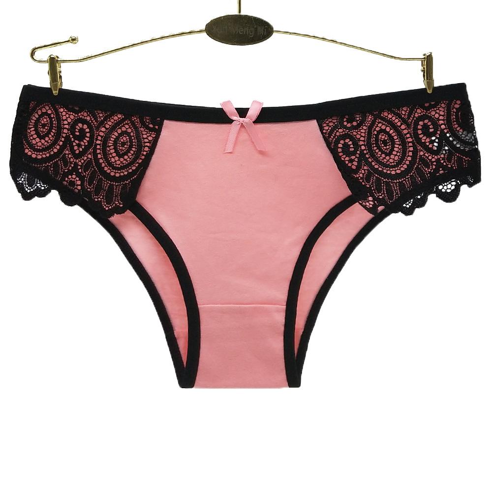 Women Underwear Sexy Lace Transparent For Women Seamless Underpant Low Waist Ladies Bikini Panties 6 Pcs/lots