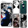 Japan Anime Mob Psycho 100 Phone Case for iPhone 11 12 13 14 Pro Max Mini XR XS SE 2020 6S 7 8 Plus Samsung Galaxy S21 S22 Cover