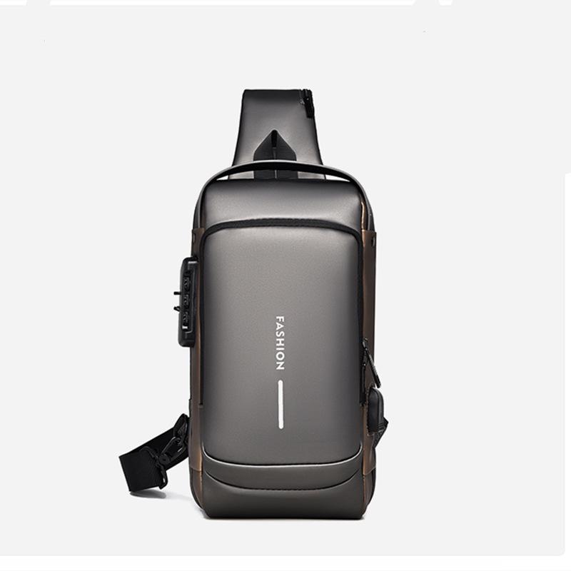2023 Men's Waterproof Anti-theft Multi-function Crossbody Chest Bag