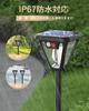 Solar Outdoor Garden Lights, Set of 2, Warm White, Automatic OnOff, RecessedWall-Mounted, IP67 Waterproof, Zero Electricity Cost, Motion Sensor, LED