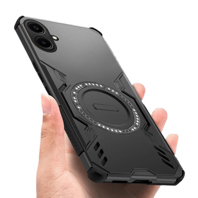 Для Samsung Galaxy A07 / Galaxy A07S / Galaxy A08 чехол Жесткий Броневой Ударопрочный Магнитный Чехол Теплоотводящий Ударопрочный Гибридный чехол TPU + PC