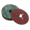 30PCS 115mm 24#36#60 Angle Grinder Cross Hole Steel Paper Sandpaper Grinding Disc Polishing Sheets M14