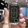 Мягкий ТПУ Чехол для Брелка Автомобиля Полная Защита для Renault Sandero Stepway Logan 2 Clio 5 Arkana Daster Twingo Чехол для Ключей Автомобиля Смешные Подарки