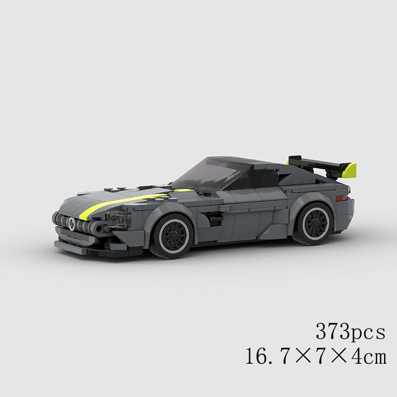 Классический Автомобиль Скорость MOC Внедорожник Гонки Полиция Модель Строительные Кубики Родстер Транспортное средство Город Супер Гонки Блоки Технический Рождественский подарок