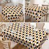 1 Halloween Orange And Black Tablecloth For May 5Th, Day Of The Dead, Party Decorations