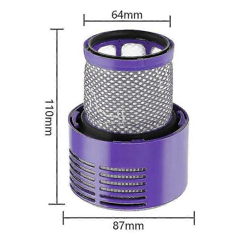 3 Pack Replacement Filter For Dyson V10 Cyclone, V10 Absolute, V10 Animal, V10 Total Clean, Sv12