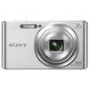 Sony Compact Digital 8x Optical Zoom Compact Body Cyber-shot DSC-W830 Camera, Silver, (25-200mm),