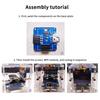 ESP8266 Мини погодные часы Комплект Электронная метеостанция Многофункциональные WIFI Цифровые часы DIY Проект пайки Набор для практики