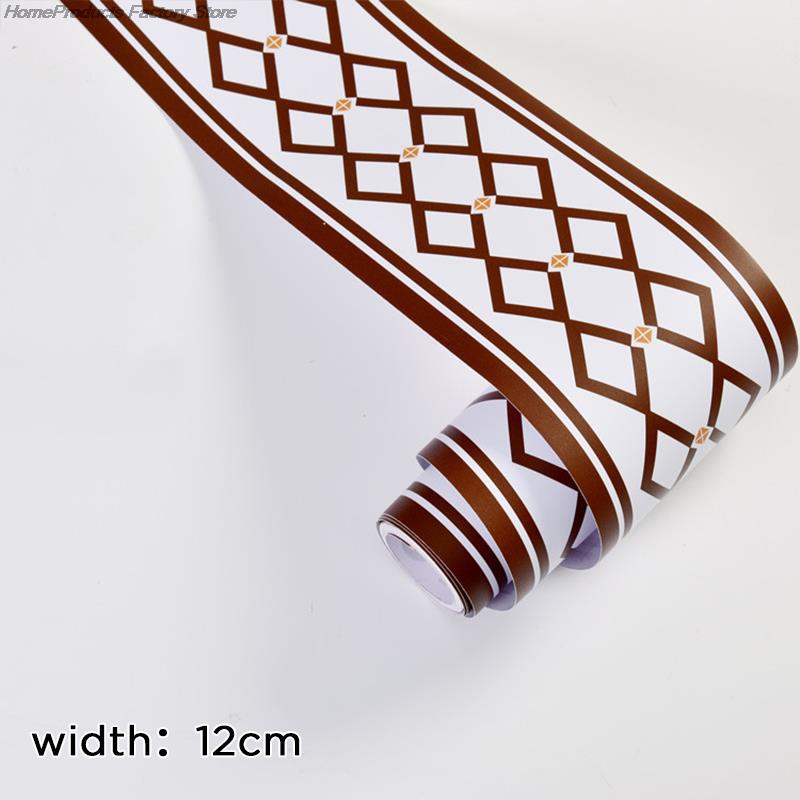 10M ПВХ водонепроницаемый пояс самоклеящийся плинтус поясной линии обои декор гостиной виниловые настенные наклейки на стену