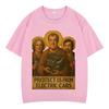 Jeremy Clarkson Protect Us From Electric Cars Funny Meme T Shirt Unisexs Women Clothes Casual Cotton Oversized Vintage Tshirts