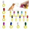 Plastic Pet Tranining Clicker Portable Pet Trainer Dog Training Tools Dog Clicker Toys Yard