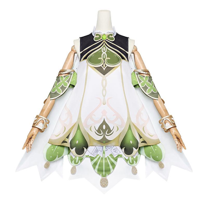 Nahida Косплей Аниме Impact Lesser Lord Kusanali Nahida Косплей Костюм Униформа Платья Плащ Парик Хэллоуин