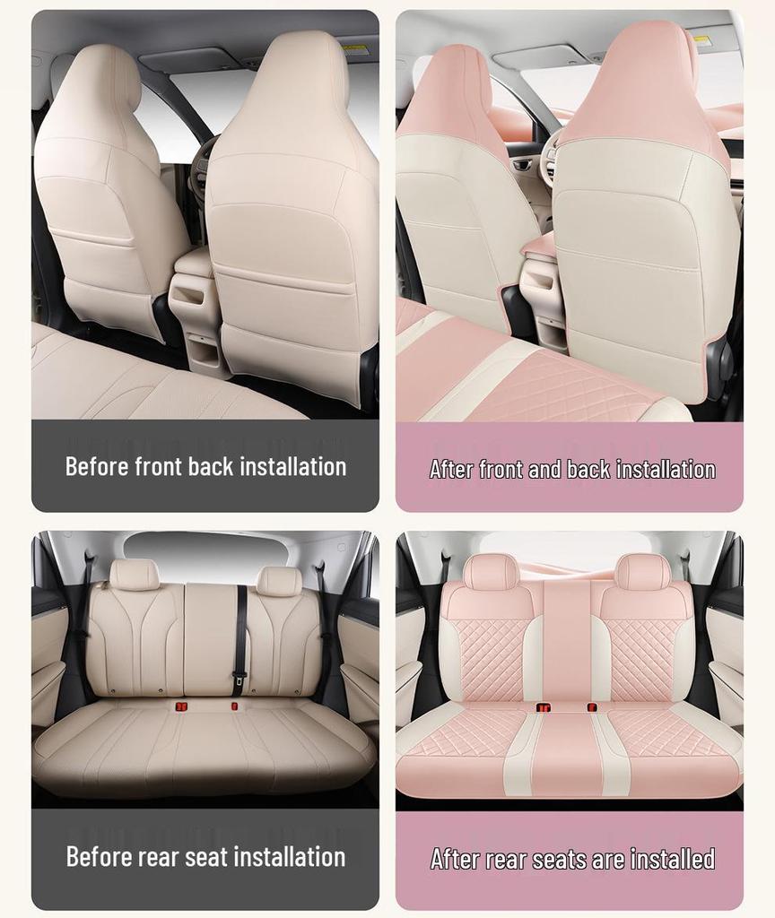 Wuling Bingo S Full Leather Car Seat Cushion - Four Seasons Version 2025