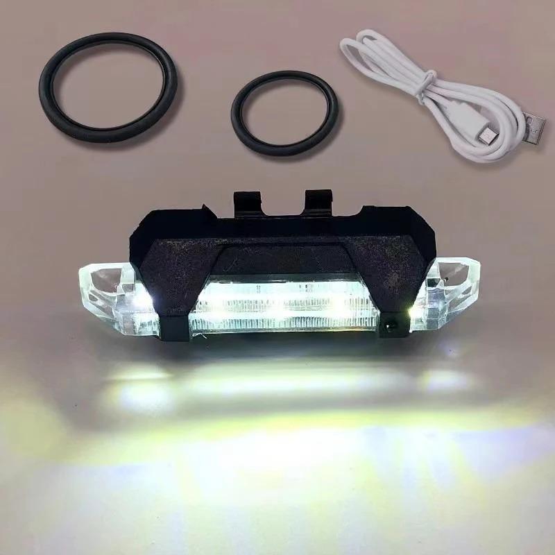 Велосипедный фонарь USB аккумуляторная зарядка задние фонари ночное вождение оборудование для безопасности задние фонари предупреждающая лампа дорожный велосипед горный велосипед