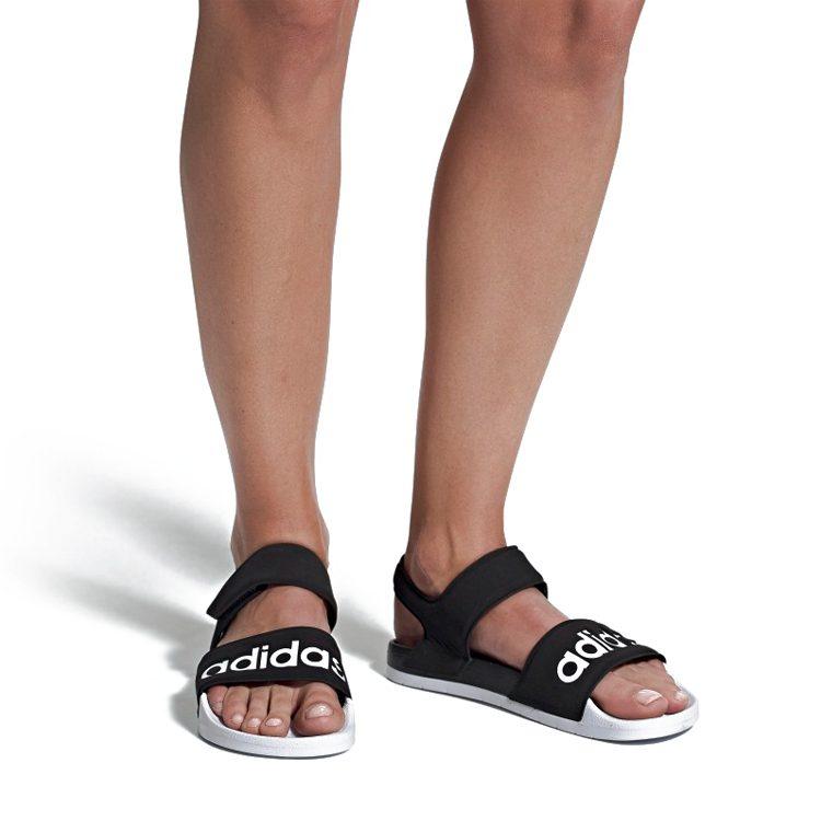 adidas Шлепанцы Adilette 'Black Cloud White' F35416