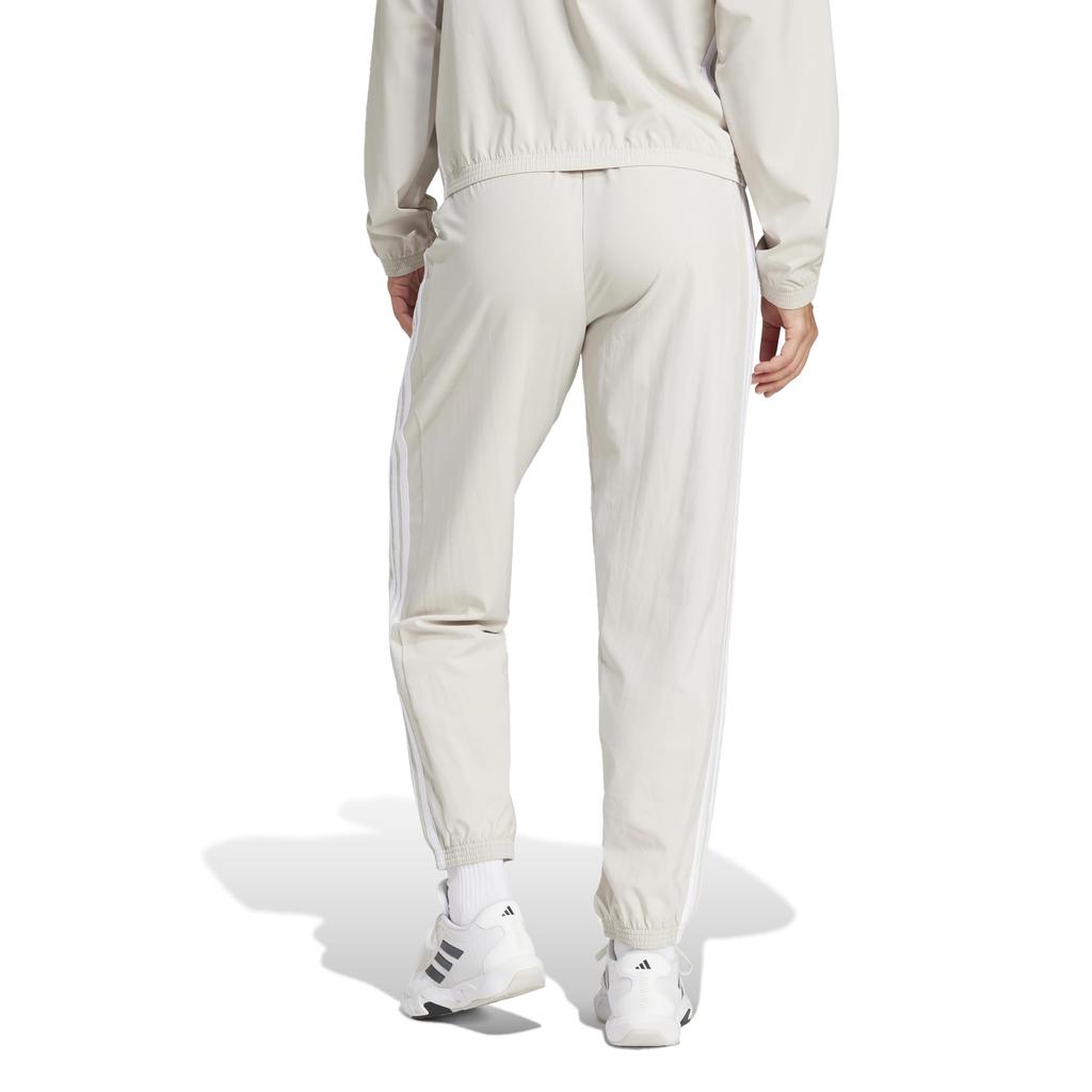 Adidas Train Essentials Woven Wonder Women's 3-Stripes Pants, KQO56, Alumina/White (JD6522)