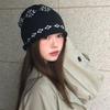 Seasonal Warmth Knitted Hat Fair Isle Beanies Hat Retro Korean Beanie Cap  For Women