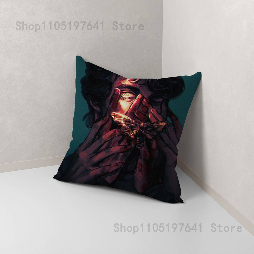 Hannibal Will Graham Pillow Case For Sofa Decor Car Office Room Printing Cushion Cover Decorations And Protector