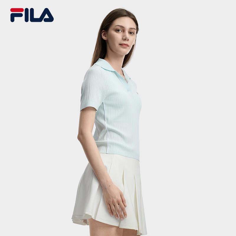 Fila Женский летний вязаный топ с коротким рукавом 2026
