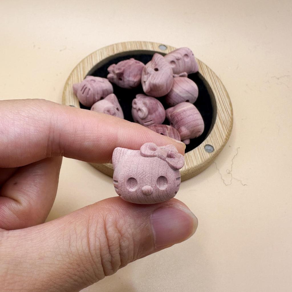 Кулон Руи из палисандра и агарового дерева с инкрустированными Пятью Сутрами - Сандаловое дерево, аксессуар для украшений Руи