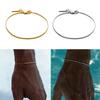 Silver Color Link Chain Bracelet Stainless Steel Bangle New Minimalist Bracelet  Men Women