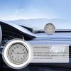 Автомобильные часы для приборной панели Наклейка Мини-гигрометр для автомобиля с клеем Светящиеся часы на дефлектор Универсальные автомобильные аксессуары