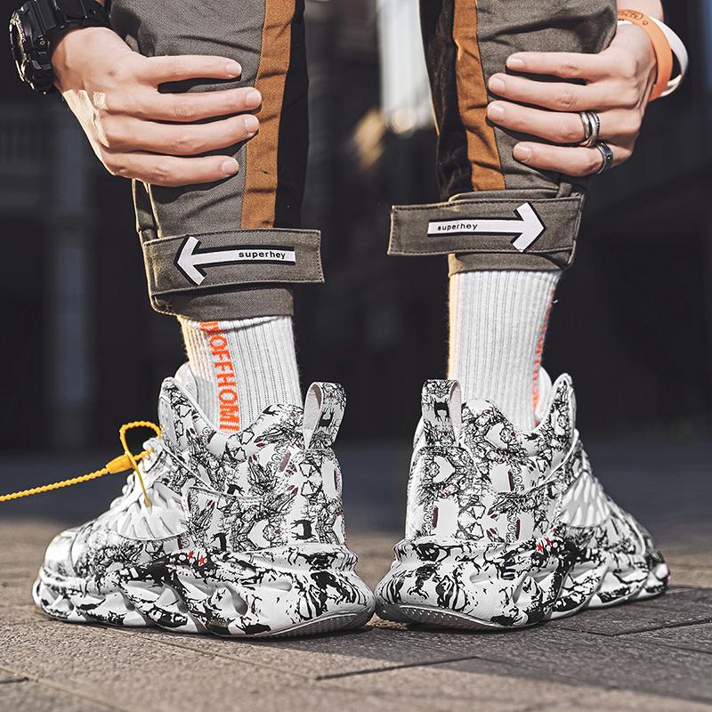 Высококачественная универсальная модная обувь, удобная дышащая уличная повседневная спортивная обувь из искусственной кожи больших размеров 38-46