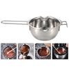 400ml/600ml Stainless Steel Candle Wax Boiler Melting Pot with Anti Scalding Handle for Chocolate and Candle Making Supplies