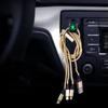 WMZW4 2/4pcs Car Seat Back Portable Luminous Hanging Hook for Skoda Octavia Yeti Rapid Superb Fabia Kodiaq Karoq Vision Roomster Scala