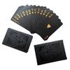 New 54 Gold Playing Cards Plastic Poker Game Deck Foil Pokers Pack Magic Waterproof Card Gift Collection Gambling Board Game
