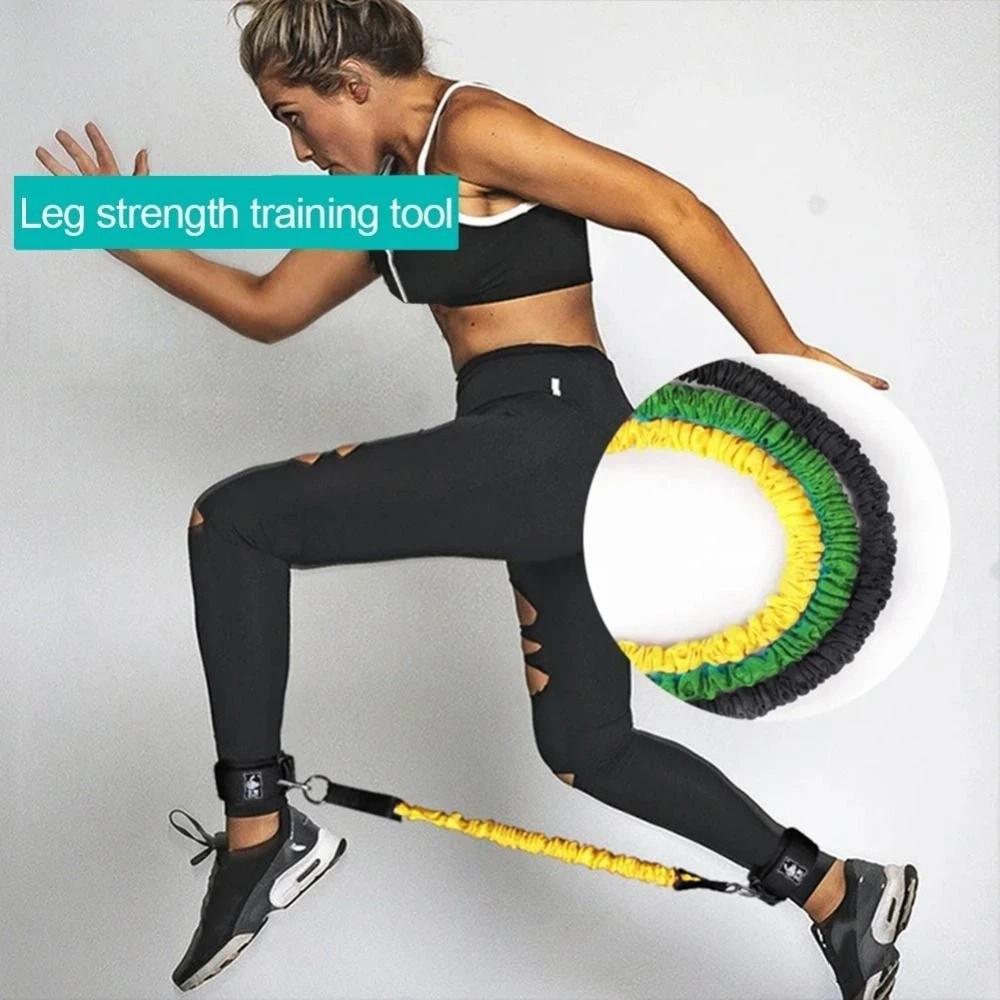 Elastic Resistance Bands 20LB-80LB Elastic Training Band Taekwondo Training Belt  Gym Equipment