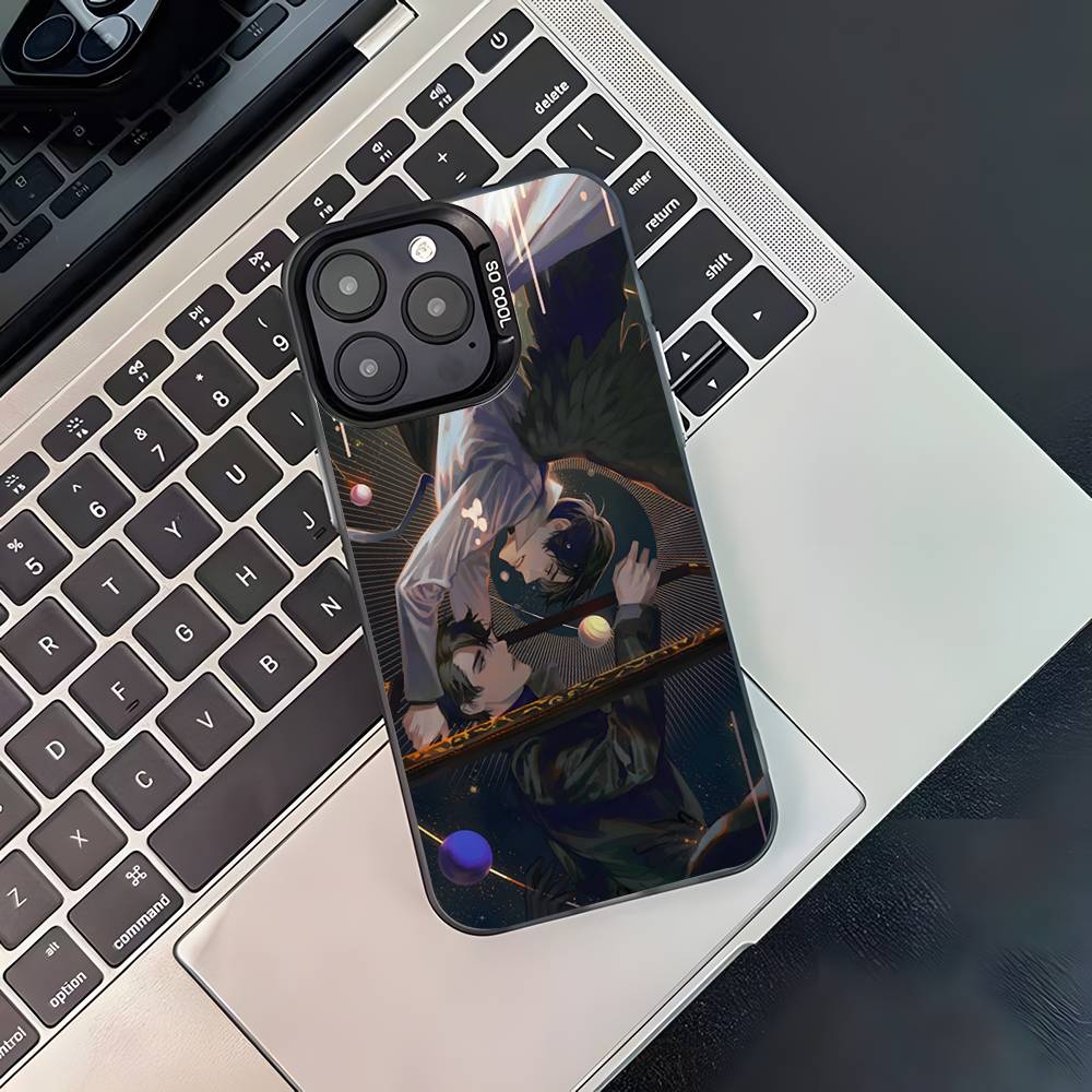Чехол для телефона «Всеведущий читатель» для iPhone 17, 16, 15, 14, 13, 12, 11, Pro, XS, Max, Plus, Mini, SE4, E Черный матовый противоударный чехол