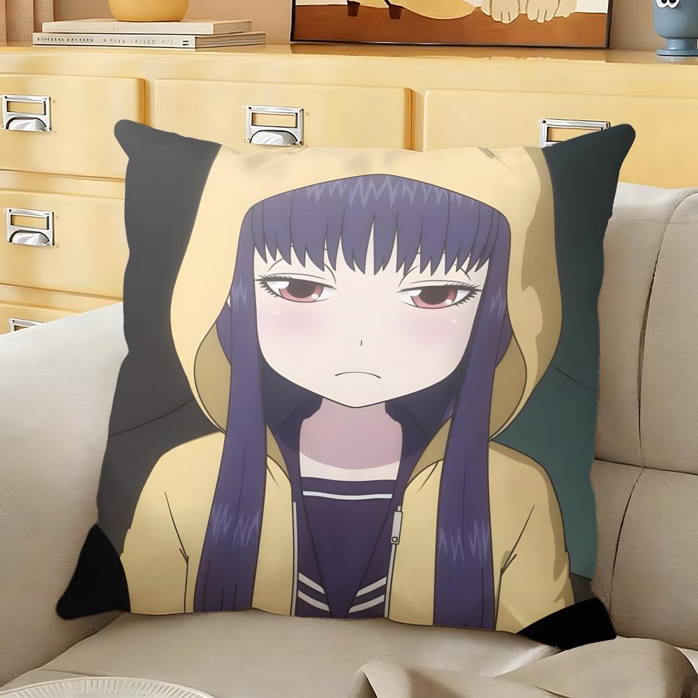 Cute HHi SScore Girl Cushion Cover Soft Durable Reversible Pillow Cover Home  Car MultiScene Daily Comfort Pillowcase