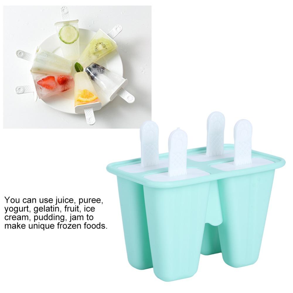 Mint Green Ice Cream Mold Reusable Popsicle Mold Durable DIY Ice Cream Tools DIY Ice Cream