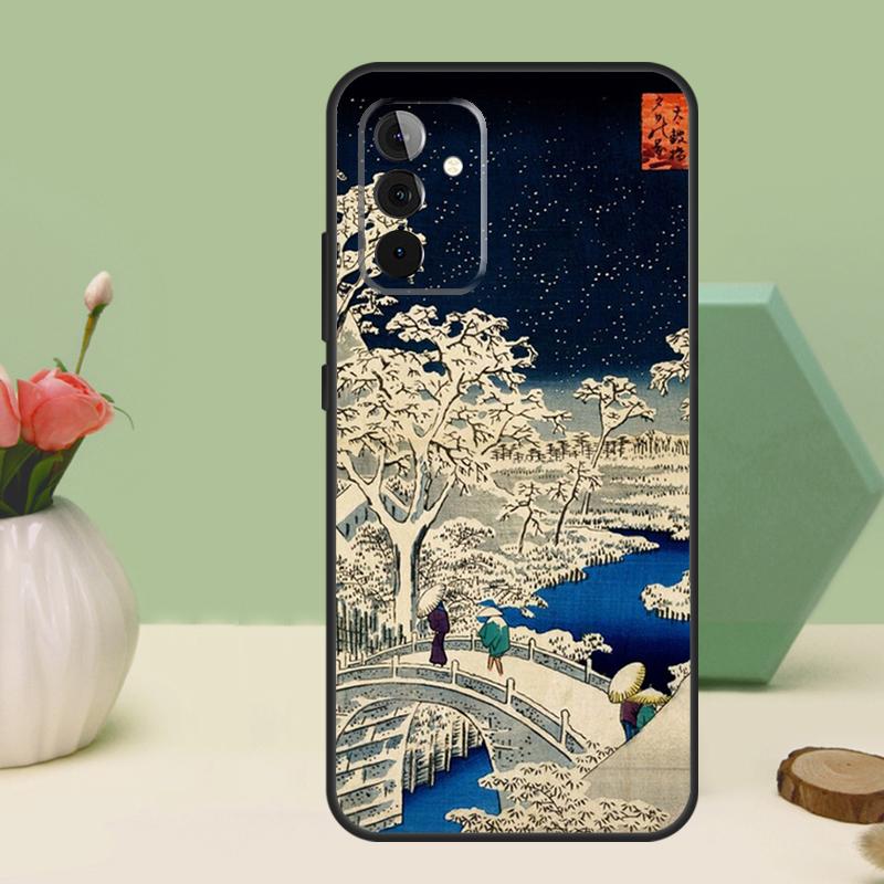 Японский стиль Укиё-э Для Samsung Galaxy A26 A54 A34 A14 A52 A32 A12 A13 A33 A53 A15 A16 A36 A56 A06 A35 A55 Чехол