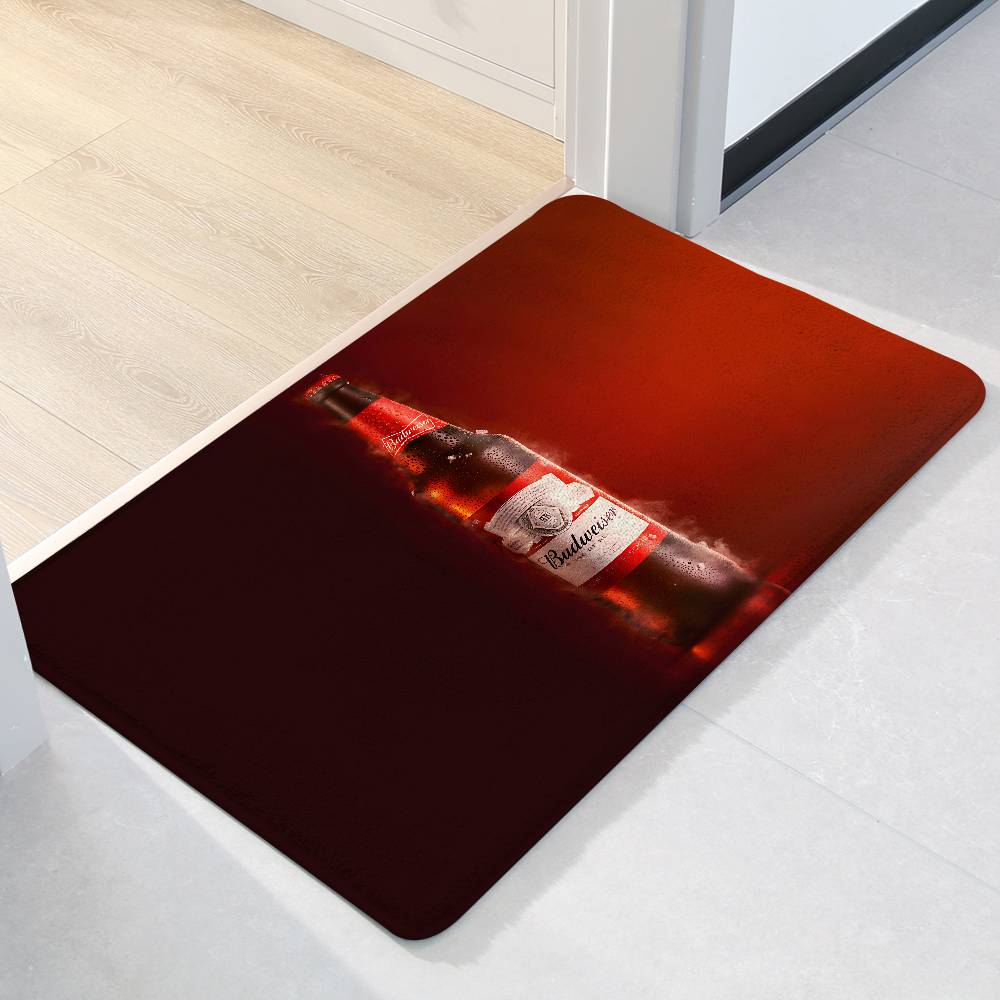 B-Budweisers-s Carpet Bathroom Anti-slip Mat Door Mat Home Decoration Mat Entrance Door Mat Scratch-resistant Door Mat