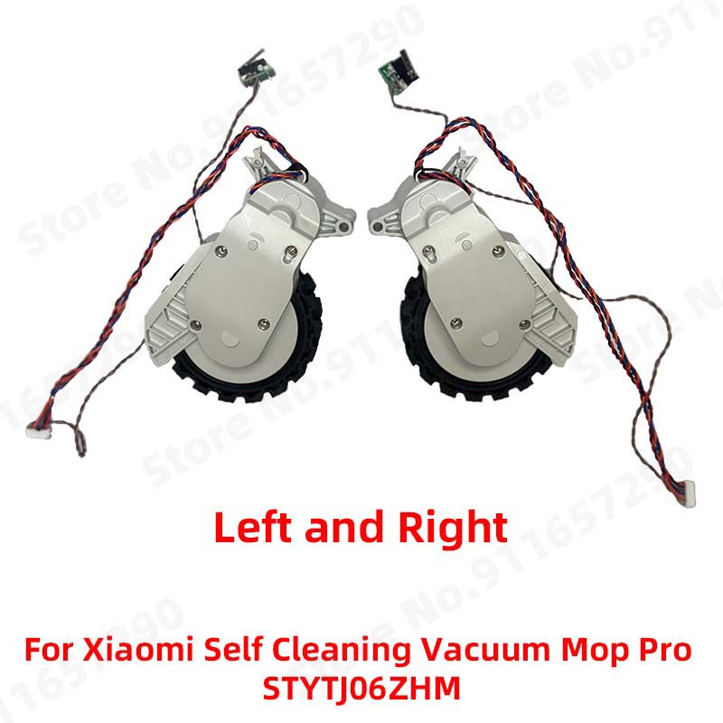 Left and Right Wheels Parts For Xiaomi Self Cleaning Vacuum Mop Pro STYTJ06ZHM Dreame Bot W10 W10 Pro Wheel Accessories