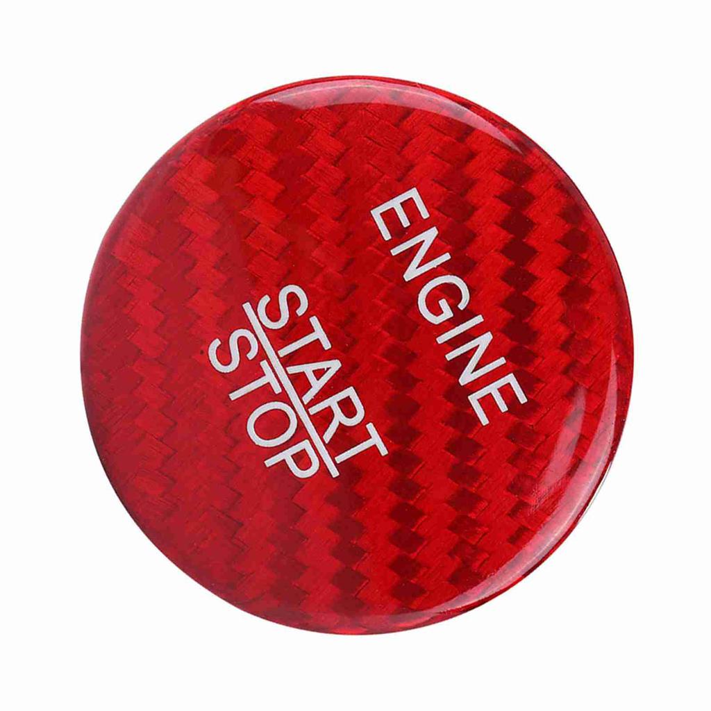 Красная Карбоновая Накладка на Кнопку Запуска Двигателя для Автомобилей Класса A B C GLC GLA CLA ML