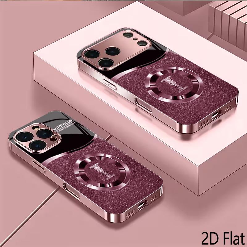 Розовый I 2DFlat Для iPhone17 18 16 15 14 13 12 11 Pro Max XS XR 8 7Plus Чехол для телефона Ударопрочный Защитная задняя крышка