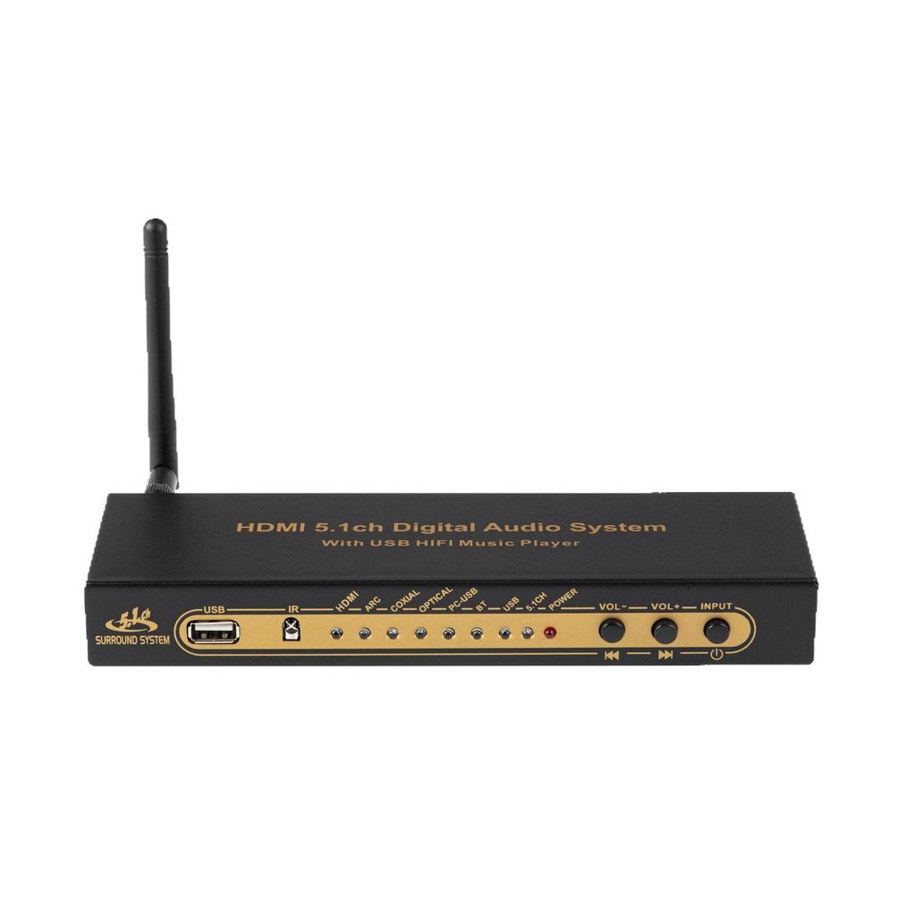 Декодер ЦАП 5.1-канального звука DTS Dolby AC3 с Bluetooth, HDMI, USB-подключением