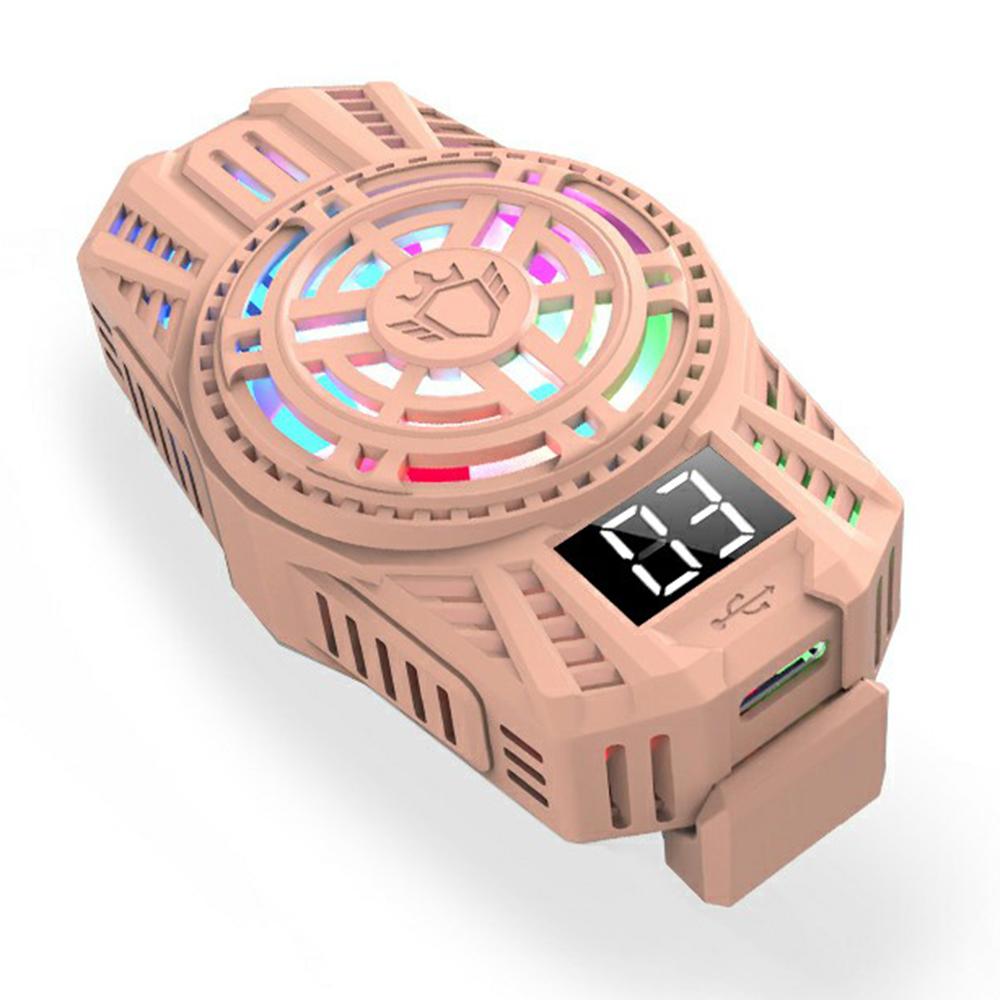 S06 Полупроводниковый радиатор для мобильного телефона Цветная подсветка Игровой кулер для отвода тепла смартфона