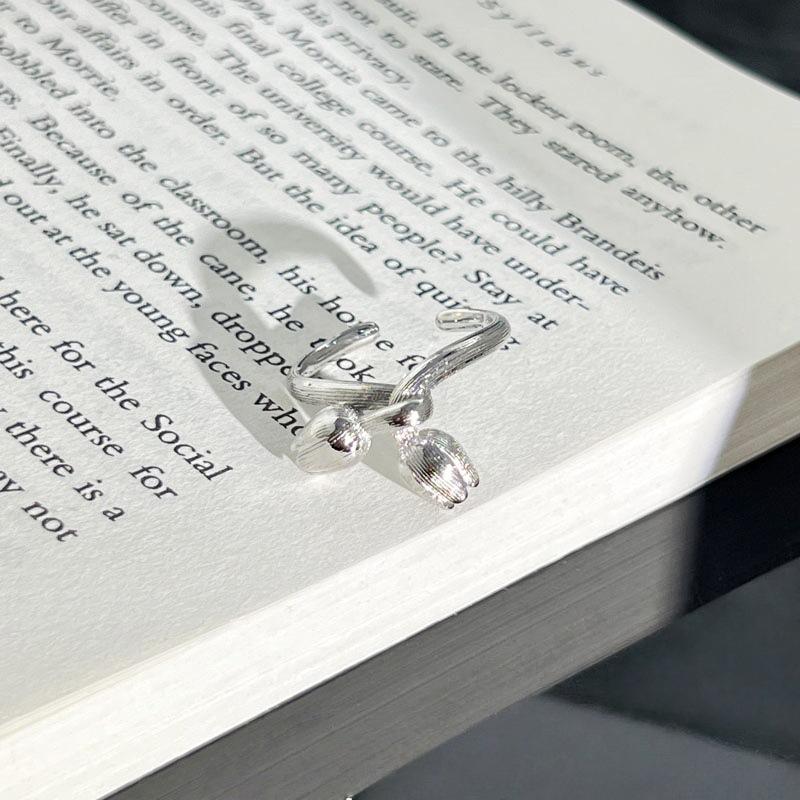 Thorns Garden Simple Plain Ring Neutral Wind Astral Geometric Ring Female Personality Fashion Niche Design Sense Ring Tide