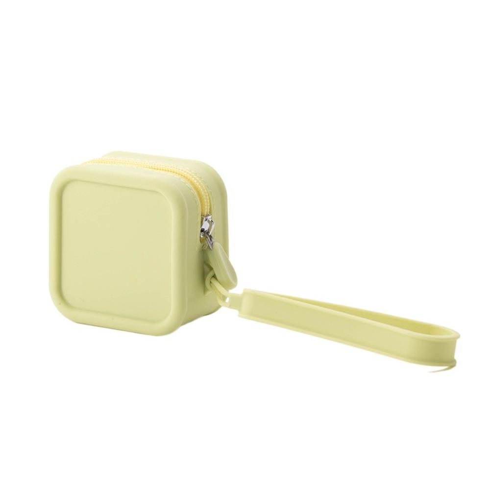 Силиконовая косметичка цвета Моранди, кошелек для монет, сумка для мелочей, многофункциональная сумка для хранения, женская